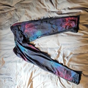 Adidas  climalite blue/purple leggings